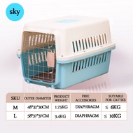 ★Pet carrier travel cage cat cage dog carrier cat carrier crates airline approved crate for dog♭