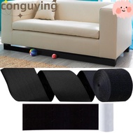 PONGUX Sofa Edge Baffle, 3/6/10M Dustproof Sofa Toy Blocker, Nylon Adhesive Strap Adjustable Under C