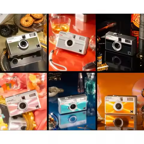 New KODAK Half Frame Camera EKTAR H35/H35N 35mm Film Camera Reusable Film Camera With Flash LightOpt