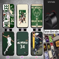 NBA Bucks Phone Case For Redmi K30 Pro Poco X2 K30 Note 7 7 Pro 8T 8 Pro Fashion mobile phone soft T