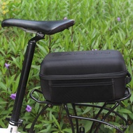 【TikTok】Driving Electric Car Hard Shell Rear Bag Folding Bicycle Rear Rack Bag Mountain Bike Pannier Bag Riding Tail Bag