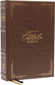 Nrsvce, Illustrated Catholic Bible, Leather Over Board, Comfort Print: Holy Bible