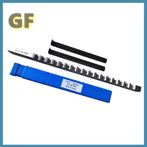 Push-Type Keyway Broach 14mm D Metric Size Broaches Broaching Tools for CNC Router Metalworking