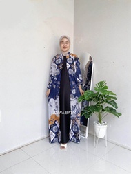 Gamis Batik Mix Moscrepe Premium Wanita Busui Terbaru Gamis Batik Jumbo