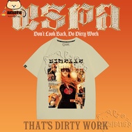 Kpop Aespa Dirty Work Tshirt GISELLE Print Tshirt for Fans Unisex Tshirt Fashion Printing T-shirt co