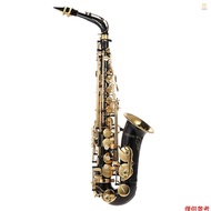ammoon Eb Alto Saxophone Brass Lacquered Gold E Flat Sax 82Z Key Type Woodwind Instrument with Clean