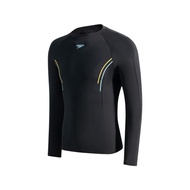Speedo Hero 6.0 Men Long Sleeve Rashguard  Black/ Blue/ Yellow_8-16094H914 ** TOP ONLY **