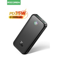 Rocoren 35W 20000mAh Powerbank  Fast Charge Powerbank for iP 15/14/13/12 Xiaomi Samsung S23 S24