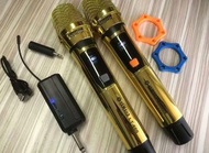🌈       YAMAHA  LT-666 一拖二  無線麥克風 人聲咪 金色