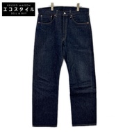 กางเกงยีนส์ Levi's 【LVC】501XX สีแดง Selvedge รุ่น BIG E 1955 Reissue ทรงตรง ไซส์ 34x34 【มือสอง】