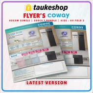 Flyers Coway (New Price) Size A4 Lipat 2 - 500 Keping (Produk Terbaru )