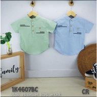KEMEJA 4607 SHIRT TOP USON BOYS' KEMKOkoko (DENIM-SAGE)