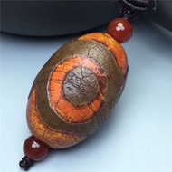 Dzi Bead Pendant Tantric Three-Eyed Dzi Beads Antique Dzi Beads Oversized Dzi Beads Tibetan Ornament