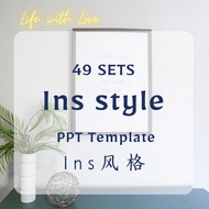 【PPT Template】LifewithLove 49 sets INS style PowerPoint Presentation template PPT Bundle Set INS风格PP