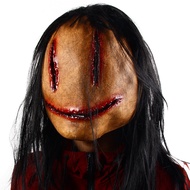 Halloween Ghost Festival Horror Wig Bloody Face Faceless Ghost Scary Funny Ghost Face Evil House Par