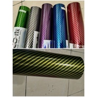 HIJAU UNGU MERAH 7d carbon scotlet sticker red purple carbon blue carbon red green purple shiny glos