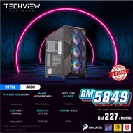 TECHVIEW GAMING PC INTEL I5-12400F WITH RTX 3080 PROMOTION PACKAGE