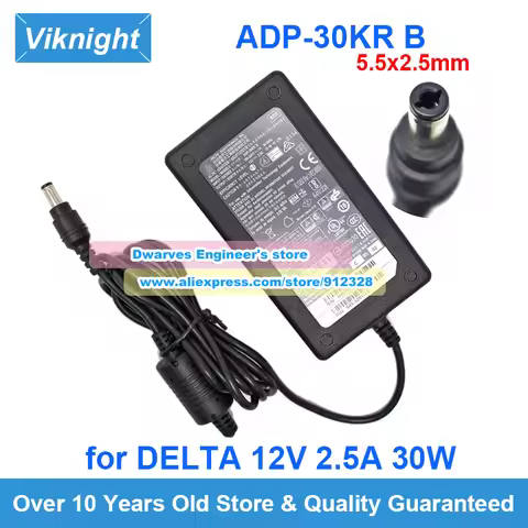 12V 2.5A 30W Adapter ADP-30KR B 640-32010-A 341-0307-03 Charger For Meraki MX67W MX64 MX64W MX67 MX6