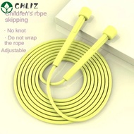 CHLIZ Jump Rope, PVC Antiskid Skipping Rope, Portable Anti Shaking Fitness Equipment Wear Resistant Soft Bead Bamboo Jump Rope