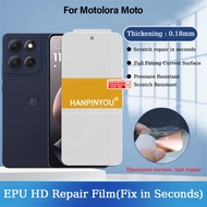 Thickened EPU Hydrogel Film For Motorola Moto G100 G86 G75 G56 G55 Positioning Scratches Automatic F