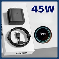 PD45W Super Fast Charger Super Fast Charger Adapter Type-c To Type-c Cable for Galaxy