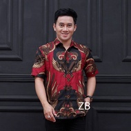 XXXL Hem batik jumbo Hem batik kantor Hem batik kondangan Hem kombinasi lengan pendek Hem batik komb