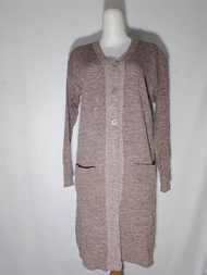 Long Cardigan / BELLE TWIST KANCING / Oversize Cardy / Atasan Long Cardy Rajut / Outwear