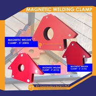 MAGNETIC WELDING CLAMP | 5" / 33KG , 4" / 22KG , 3"/ 12KG | PENGIKAT BESI MAGNET
