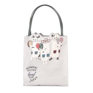 Kusuguru Japan 日本眼鏡貓 手提包 狂歡high咖眼鏡貓雜誌包-灰色