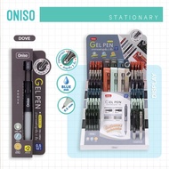 Gel Pen + Refill 0.5 Mm.blue Bear oniso Model oni-9133 Press Type There Is A Soft Rubber Grip. Dark 