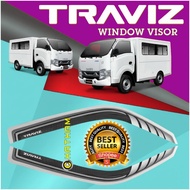 Blacknet Rain Visor for Isuzu Traviz