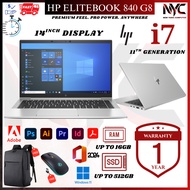 HP EliteBook 840 G8 i7 11th Gen SSD FHD Business Laptop Window 11 Pro 4 1 Year Warranty