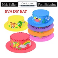 Eva DIY Hat kid handmade diy hat play art craft earling learning