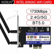 Desktop Computer Wireless Intel 9260 9260ac Dual Band 1730Mbps MU-MIMO Windows 10 WiFi Bluetooth 5.0