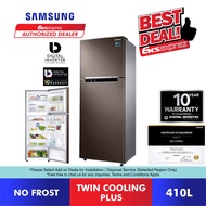 Samsung Inverter Fridge (410L) RT32K5052DX/ME Top Mount Freezer Refrigerator / Peti Sejuk