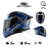 【EAGLE SPEED】SPYDER NEO RECON 2.0 GD BLADE 375 BLACK BLUE DUAL VISOR ORIGINAL QUALITY MOTORCYCLE