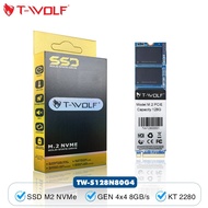 Ssd M2 T-WOLF TW-S128N80G4 NVMe 128GB (2280 PCIe GEN 4x4 8GB/s)