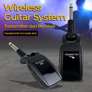 EGROW Ammoon Wireless Guitar System Transmitter Receiver Electric Guitar UHF - U12DX - Black