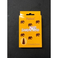 Tulasi Sandal Wood Cones