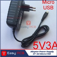 5V-3A Adapter with Micro USB for Raspberry Pi 4 (PI4)
