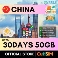 【CHINA】China Sim Card｜Travel Roaming Data｜Can Hotspot and Auto VPN｜中国旅行SIM卡｜Kad SIM China