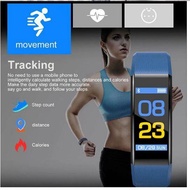 ◐♦ Hot Sell 115Plus Heart Rate Blood Pressure Monitor health watch fitness tracker