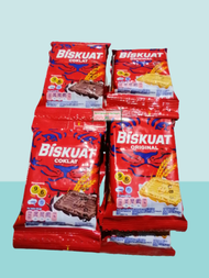 Biskuat Biskuit Susu Renceng Regular -  1 Renceng  10 Sachet