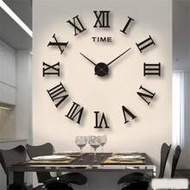 3D DIY Acrylic Mirror Wall Clock, Suitable For Home Decor, Living Room, Bedroom, Dorm, European Styl