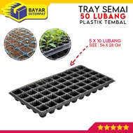 Tray Semai 50 Lubang Bibit Benih Hidroponik Tebal Traypot Trai Pot Cabe Cabai Rawit