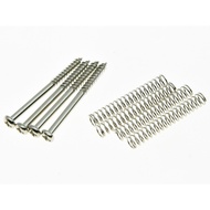 KAISH 4xBass Pickup Mounting Screws Springs for P Bass Jazz Bass or P90 Pickups