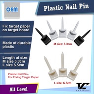 V Club Archery Plastic Nail Pin - For Fixing Target Paper Target Face On Target Butt - Holding Targe