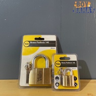 Yale Ordinary Brass Padlock 140 (Available Sizes 30mm And 60mm)