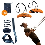 Angles 90 Sling Trainer - Compact Suspension Trainer with the A90 Grip Handles for Door Pull-Ups - B