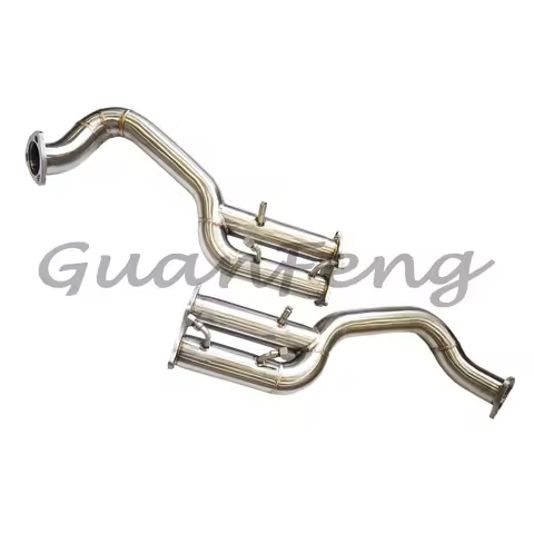 For 718 GT4 GTS Spyder over Axle Pipes Downpipe Performance Racing Exhaust System For Porsche 981 Bo